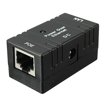 10 М/100mbps с Passive POE Power Over Ethernet RJ-45 Инжекторный Сплитер Стенен Адаптер За Връзка с Мрежата IP камера за видеонаблюдение