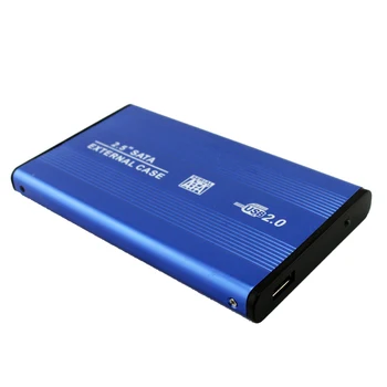 2,5-инчов USB 2.0 SATA, външния мобилен твърд диск, корпус от алуминиева сплав