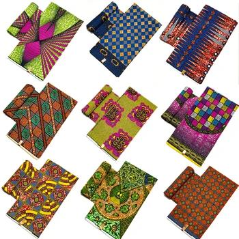 2023 Нов Африка восъчни разпечатки Анкара, Висококачествен 100% памучен Нигерийская Восъчен плат за шиене на занаятчийското рокли