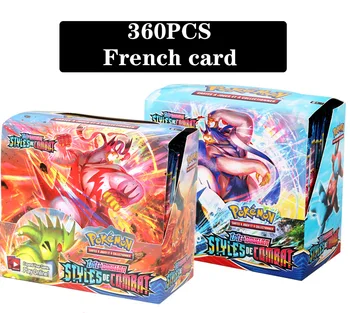 360 Нови френски карти Booster Pack Колекция от игри за Покемон фенове на Карти Pokemon Аниме Pokemon Card Game Booster