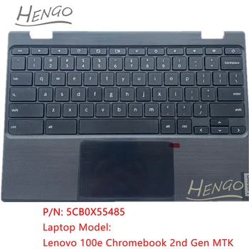 5CB0X55485 Черен Оригинален Нов За Lenovo 100e Chromebook 2-ро поколение MTK Акцент за ръце американска KB Рамка