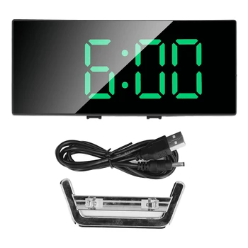 Digital alarm clock Безшумен Електронен Будилник за Офиса за Дома