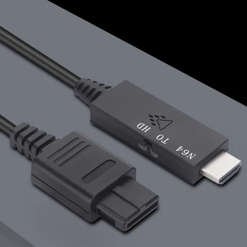 HD Кабел-адаптер Подходящ за Nintendo 64 КЪМ HDMI-съвместим конвертеру Кабел-адаптер Щепсела и да играе Аксесоари за SNES/NGC/SFC