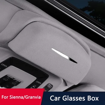 QHCP, кутия за съхранение на автомобилни точки, Изменено Организатор на покрива, Калъф за слънчеви очила Аксесоар за интериора на автомобила на Toyota Sienna/Granvia