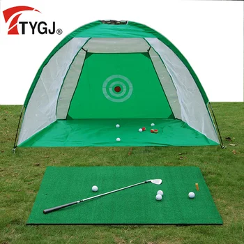 TTYGJ 1 М/2 М/3 М, тренировочная мрежа за люлките, симулатор за игри на голф на закрито и на открито, Сгъваема палатка, Клетки, аксесоари за голф, Аксесоари