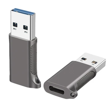 USB Адаптер C за свързване към USB конектора, конвертор тип A, Адаптер за пренос на данни за лаптоп, мобилен телефон 896C
