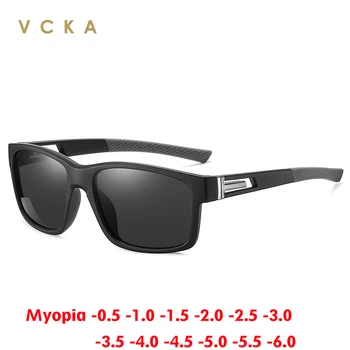 VCKA TR90 Поляризирани Слънчеви Очила за Късогледство, Мъжки Водача, Дамски Модни Очила UV400, Мъжки Спортни Очила по Рецепта, от -0,5 ДО -6,0