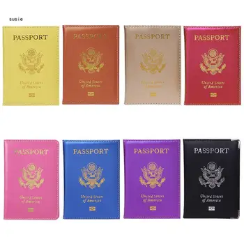 X7YA Карамел притежател на паспорт и пътуване, картата за защита на своята практика American Co