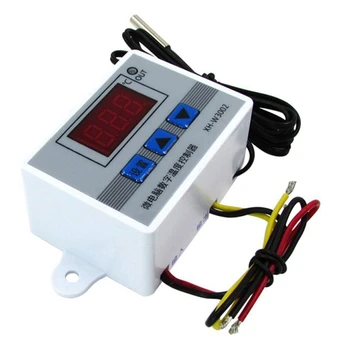 XH-W3002 Микрокомпьютерный дигитален термостат С датчик за температура ключ за управление на термостата на