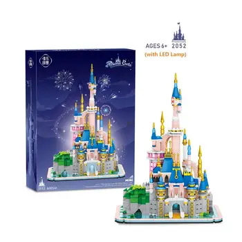 Yz Красив Замък на принц Строителни Блокове Приказка САМ Тухли Brinquedos Детски играчки, Подаръци за деца, Подарък на едно Момиче Приятел 2052