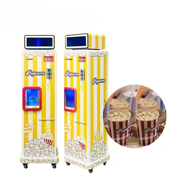 Автомат за продажба на пуканки, вкусен и полезен за здравето, автоматична машина за продажба на пуканки