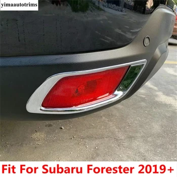 Автомобилни Задни Фарове за мъгла, Декоративна Рамка За Лампи и Тампон За Subaru Forester 2019 2020 2021 2022, ABS Хромирани Аксесоари За Екстериора