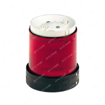 Блок осветление за модулни кула тела, пластмаса, червен, Ø70 mm, устойчиви, вграден светодиод, 24 ac/dc