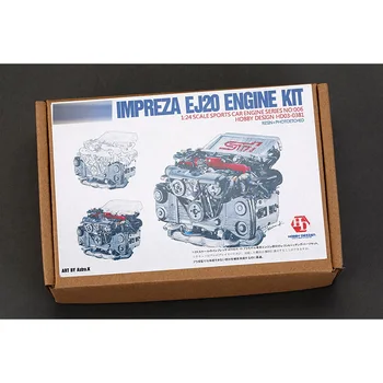 Дизайн Хоби HD03-0381 1/24 Комплект на двигателя на Subaru Impreza EJ20 Комплект от Детайли за Хоби Подарък Ръчна изработка за Възрастни Професионалисти