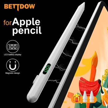 За Apple Pencil 2 1 LCD дисплей, Захранване с отклонение на дланта iPad Молив За iPad 2023-2018 Pro 11 12,9 Air 3 4 5 Mini на Apple Pen