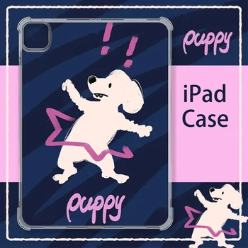 За iPad Mini 6 8,3 4 5 7,9 2022 Air 4 5 10,9 См Сладък Cartoony Калъф с участието на Забавна Кучета От падане За iPad 2020 2021 10,2 Pro Shell
