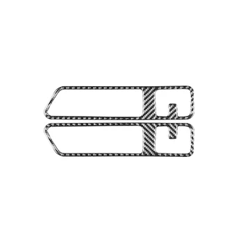 Задна Кука на багажника, малка перука на темето на лентата, рамка Стикер, украса от карбон за Audi Q5 2018-2023, Аксесоари за интериора