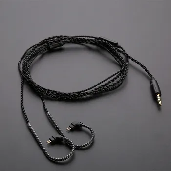 Кабел за слушалки TRN Черен Проводник Микрофон Допълнителен Оригинален Кабел За TRN V90 V80 V10 V20 V30 VX BA5 IM1 H2