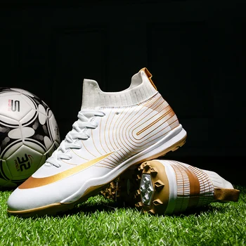 Качествена футболна обувки Mbappé, Трайни Удобни футболни обувки, Леки футболни обувки за улицата, на Едро Маратонки 30-45 размери