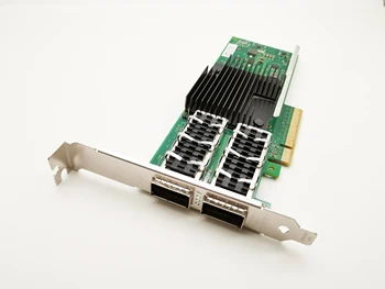 Конвергентный мрежов адаптер 40G Ethernet с два порта QSFP + за мрежова карта Intel XL710-QDA2 PCI-E x8, x16 Сървър XL710QDA2BLK 40GbE