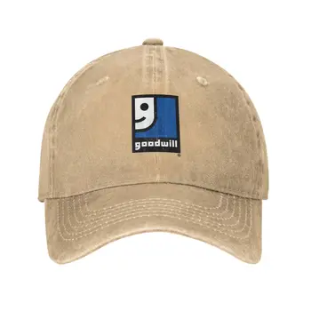 Модерен висококачествен деним, шапка с логото на Goodwill, вязаная капачка, бейзболна шапка