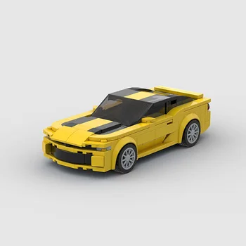 Монтаж на градивен MOC Hornet Модел Суперавтомобил Класическа играчка за възрастни, която се събира детски подарък-пъзел, Сувенир, който е Съвместим С