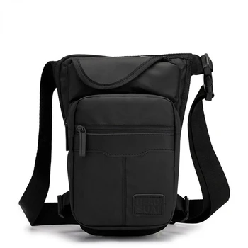 Мъжки Найлон поясная чанта за краката, loincloth Военна Тактическа Дамска чанта-месинджър за каране на мотоциклет, чанти за рамо