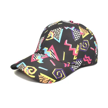 Нови бейзболни шапки унисекс с графити, модни ярка шапка за спорт на открито, ежедневни солнцезащитная шапка
