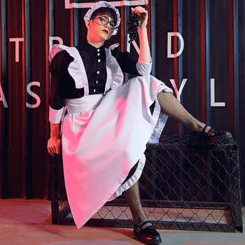 Облекло прислужница Мъжки дрехи Cosplay Сладко японското облечи Лолита 