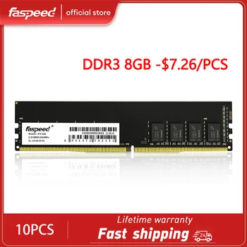 Оперативна памет FASPEED Memoria 4 GB DDR3 1600 Mhz 100% Ново международно качество на DDR4 8 GB 16 GB 2666 Mhz памет Настолна Intel и AMD