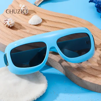 Очила CHUZICI Y2K в голяма рамка, персонални слънчеви очила в стил пънк
