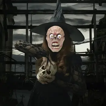 Прическа за Хелоуин, Страховито прическа зомбита, Реалистичен за многократна употреба костюм на Къщата с духове къща за cosplay на Хелоуин Повече