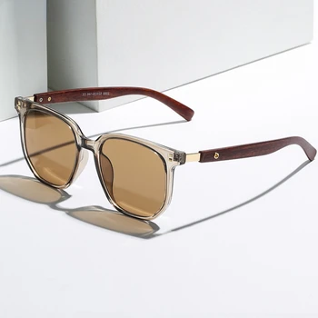 Ретро Слънчеви очила За Мъже, Модни Очила, Vintage Слънчеви очила За Жени, Луксозни Дървени Нюанси, Sonnenbrille Люнета De Soleil, Homme Gafas