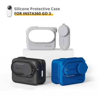 Силиконов защитен калъф за Insta360 GO 3, приложено към шнурку, Осигурява цялостна защита на Аксесоари за екшън камери GO3