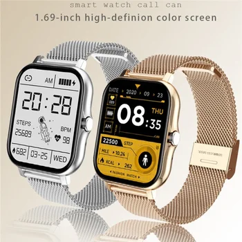 Смарт часовници Y13 Bluetooth, Безжични Спортни часовници с дълготрайна издръжливост, Определяне на температурата, кръвното налягане, Сензорни Смарт часовници за фитнес