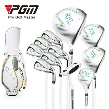 Стика за голф PGM RIO II, високо качество, топла разпродажба, дясна ръка, 4 бр., 11 бр., голф, пълен набор от голф клубове, с чанта за голф, за жени, дама