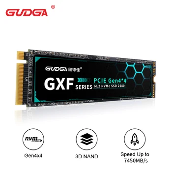 Твърд диск GUDGA SSD 1tb 512 GB PCIe Gen 4.0X4 NVMe M. 2 SSD 7000 mb/s. 2 Tb 4 TB M. 2 Твърд диск 2280 Вътрешен SSD диск За десктоп, лаптоп PS5