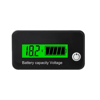 Тестер Капацитет на батерията 8-90 В, Волтметър, мултицет, Тестер, Ниво на мощност в Проценти, волтметър, LCD дисплей с подсветка