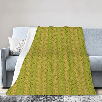 Традиционното одеало за легло с шарките на бамбуково тъкат, Фланелевое одеяло, Фланелевое одеало, одеала за кондициониране на въздуха