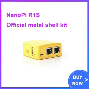 Удобен NanoPi R1S с малко маршрут, универсален порт H3 / H5 с две гигабитными мрежови порта 512M памет OpenWRT, удобен за переноске