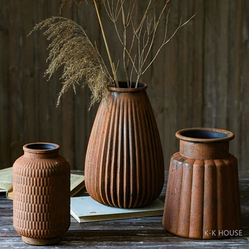 Цзиндэчжэнь-стара реколта ваза, за да украсят дома, цветя договореност, антични, стари, класически, за всекидневната