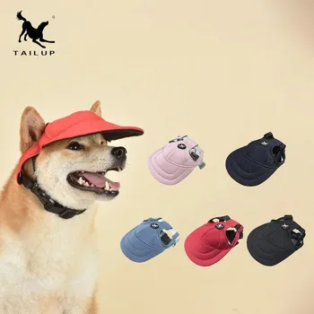Четырехсезонная шапка с утиным език за домашни любимци, прическа за кучета и котки, многоцветен бейзболна шапка с козирка